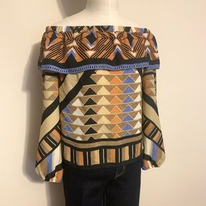 Off the shoulder blouse